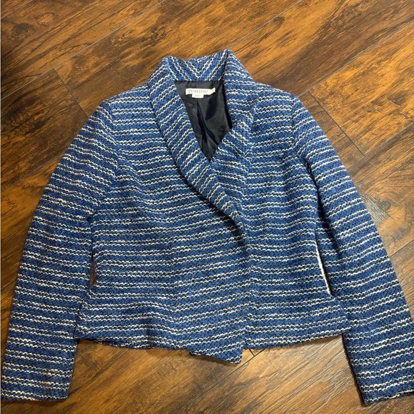Pendleton Jackets & Blazers - Pendleton Blue and White Women's Blazer